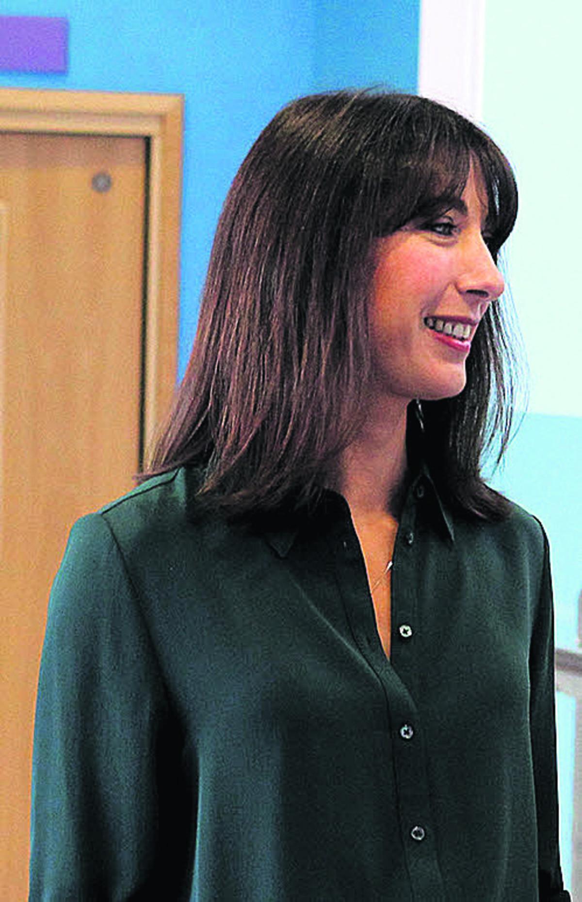 Samantha Cameron And Clare Balding Visit Basildon School Echo