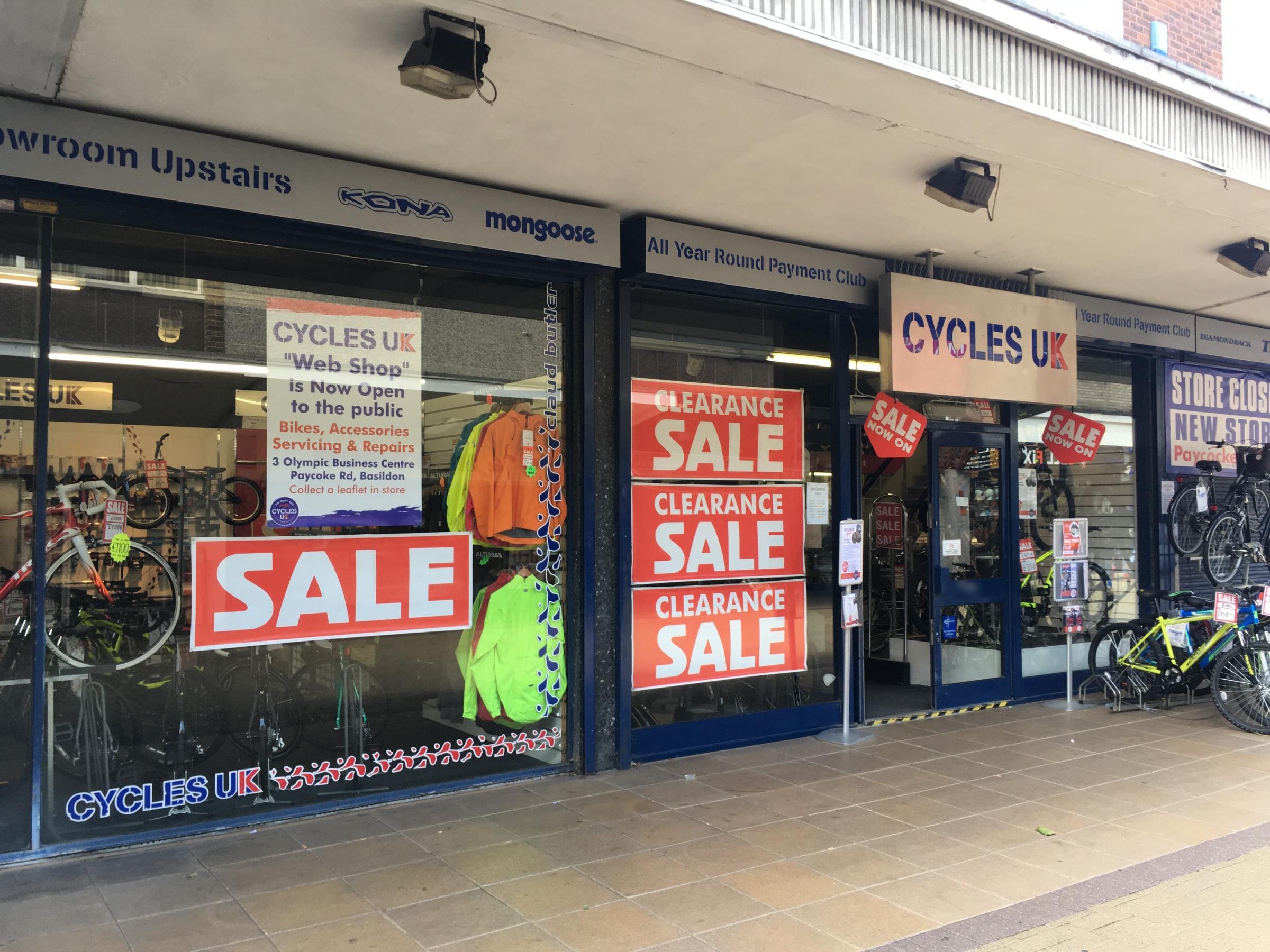 bike shop basildon